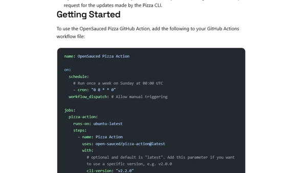 Introducing the OpenSauced Pizza GitHub Action: Automate Your Repository Management