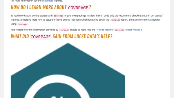 covrpage, more information on unit testing