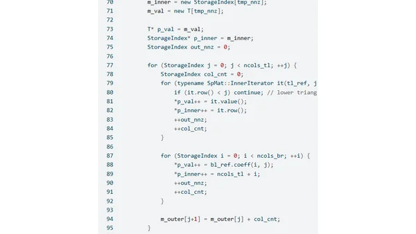 Random C++ Part 1: Building a block sparse matrix in Eigen