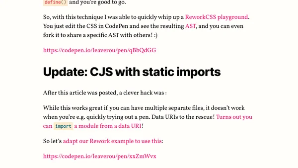 Import non-ESM libraries in ES Modules, with client-side vanilla JS
