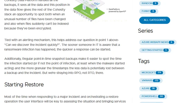 RTO With Cohesity @ vRetreat
