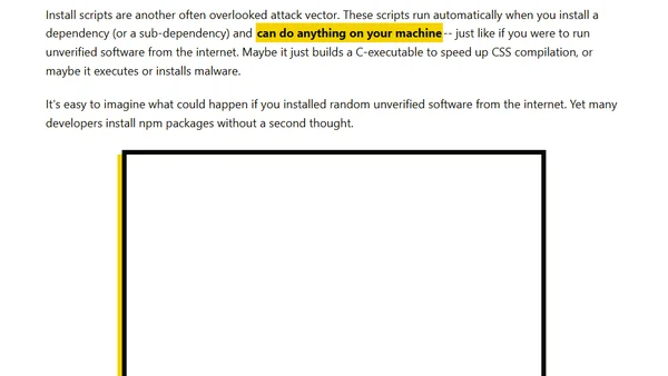 The security risks of front-end dependencies