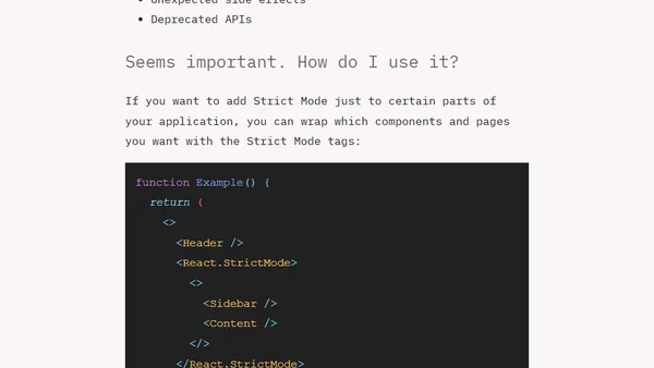 React Strict Mode in Next.js