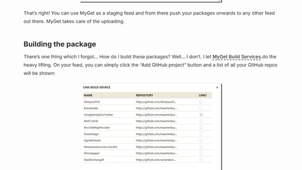 How I push GoogleAnalyticsTracker to NuGet