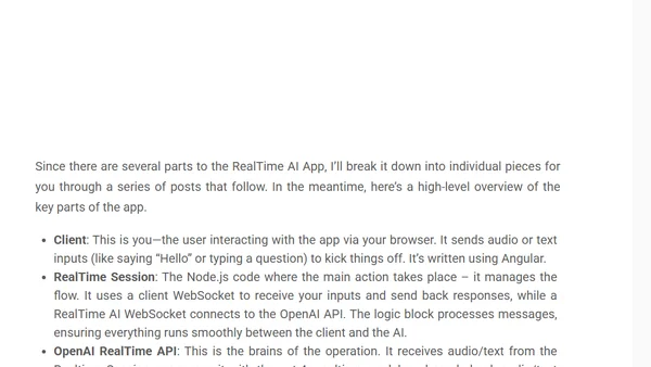 Using RealTime AI – Part 1: Getting Started with the Fundamentals of Low-Latency AI Magic