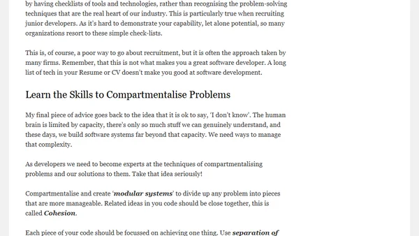 101 Pieces of Advice for New Developers