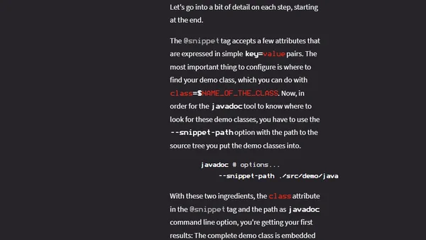 Compiled And Tested Code In Javadoc - Inside Java Newscast #20