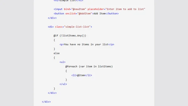 Creating Blazor Component Libraries