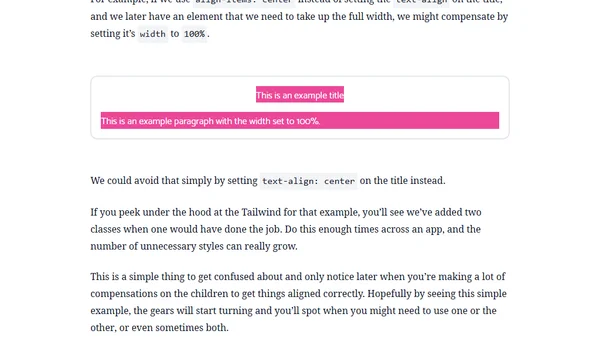 <code>align-items: center</code> vs. <code>text-align: center</code>