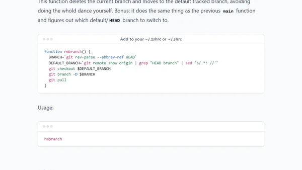Git helpers that I can no longer live without