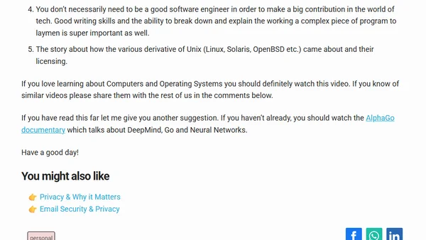 Review: The History of Unix Video