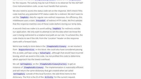 Implementing ASP.NET Core Automatic Span (Activity) Linking for Internal Redirects with Middleware on .NET 9