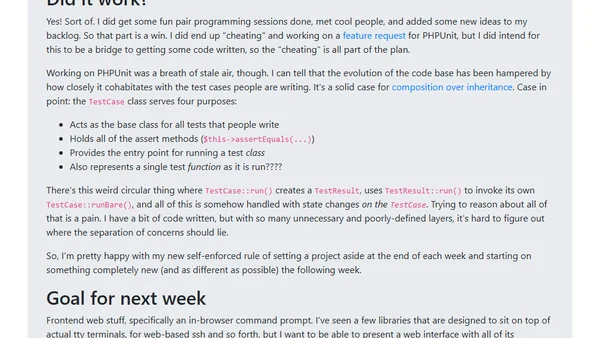 Recurse Center, week 1