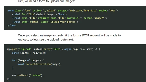 image orientation on the web