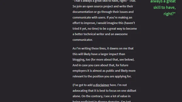 Seven Reasons Against Blogging