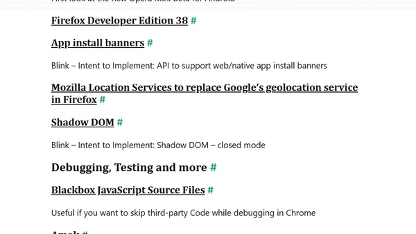 Browsers and Bugs 09/2015