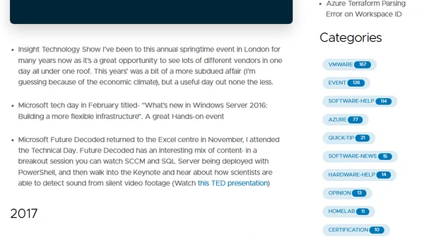 Events Calendar 2016-2017