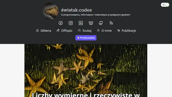 Liczby wymierne i rzeczywiste w zero-jedynkowym świecie