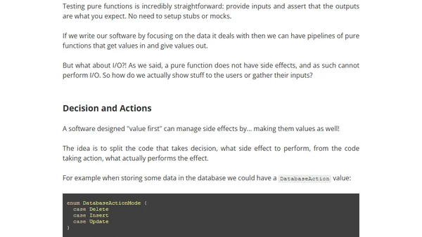 Functional Core Reactive Shell