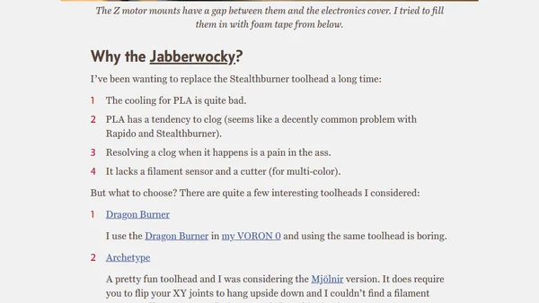 3D printer repairing and modding