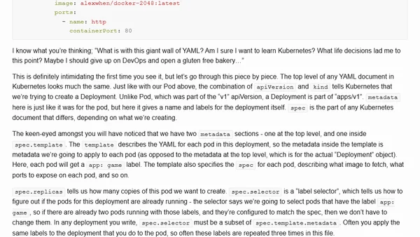 Kubernetes for Developers - Part 1: Introduction to Kubernetes