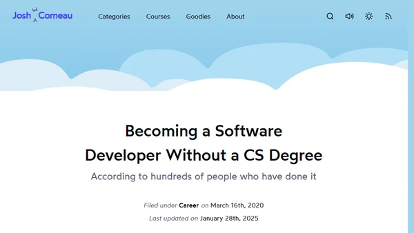 Becoming a Software Developer Without a CS Degree