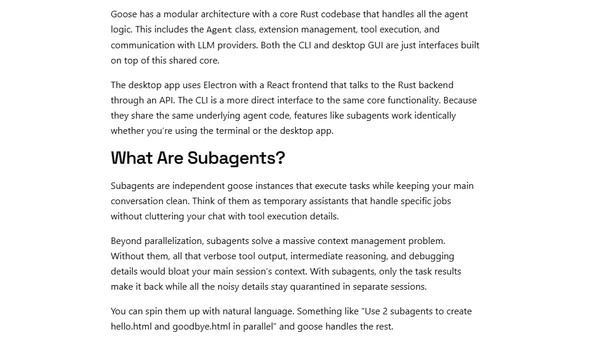Advent of AI - Day 11: Goose Subagents