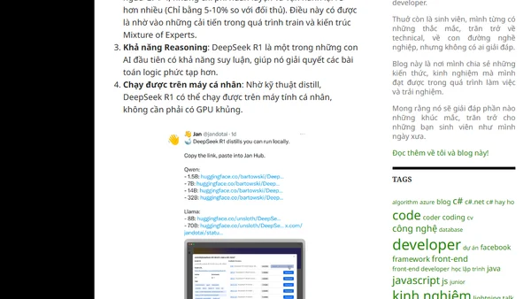 DeepSeek AI: Ngon, Bổ, Rẻ và Cú Hích Lớn Cho Ngành AI