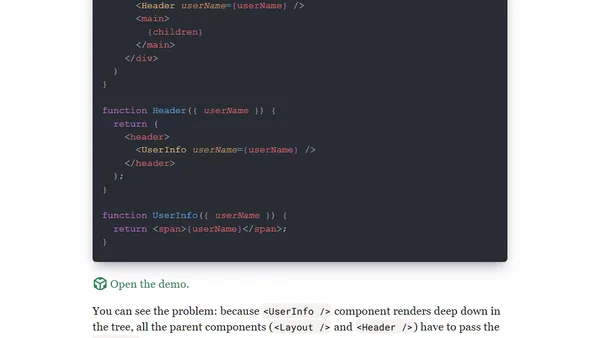 A Guide to React Context and useContext() Hook