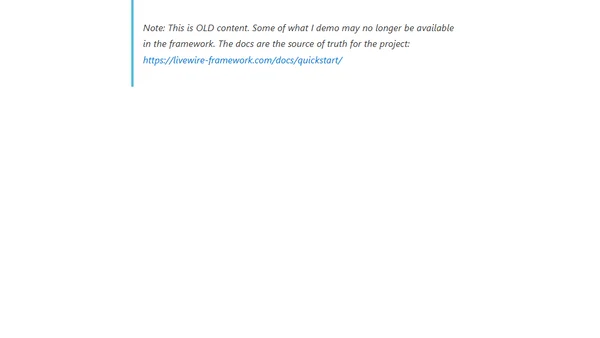Fun Building A UI Component From Scratch With Livewire