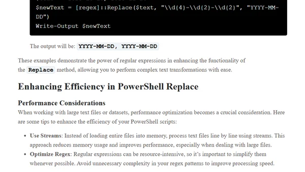 Mastering PowerShell Replace: A Comprehensive Guide