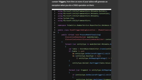 From .NET 6 to .NET 8, my migration experience: Entity Framework Core 8