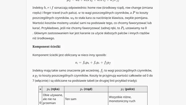 Określanie trudności pisania słowa