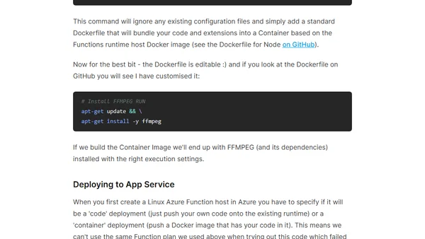 Customised Serverless using Azure Functions, Docker and Kubernetes Event-Driven Autoscaler (KEDA)