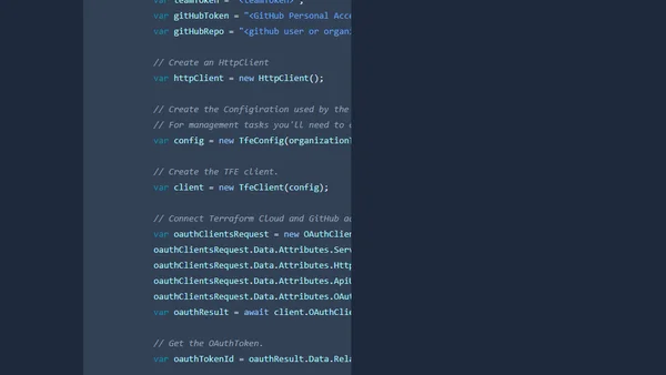 Managing Terraform Cloud with .NET Core