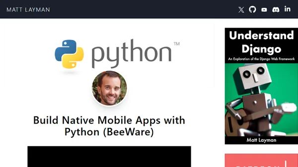 Build Native Mobile Apps with Python (BeeWare)