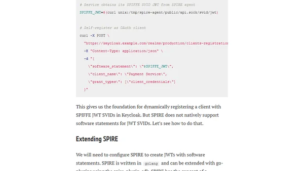 Implementing MCP Dynamic Client Registration With SPIFFE and Keycloak