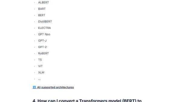 Convert Transformers to ONNX with Hugging Face Optimum