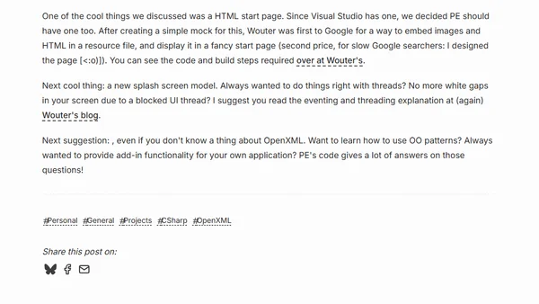 PackageExplorer, not only great for OpenXML...