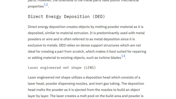 A Tale of Two 3D Printers (and all additive manufacturing processes)