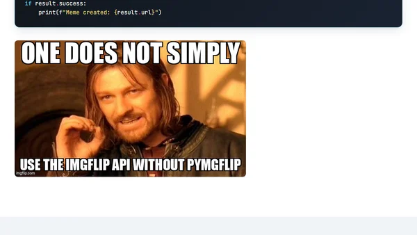 Vibe Coding 6 -- pymgflip