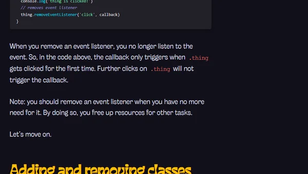 Altering the DOM with JavaScript