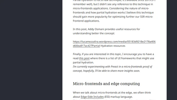 The Micro-Frontends future