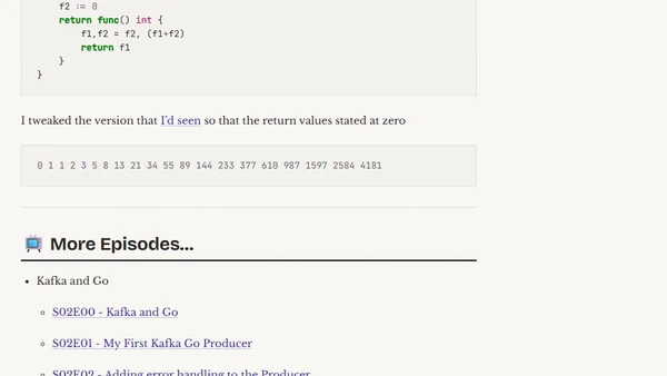 Learning Golang (some rough notes) - S01E04 - Function Closures