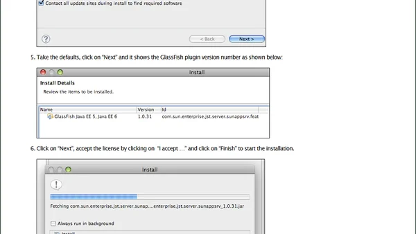 TOTD #97: GlassFish Plugin with Eclipse 3.5