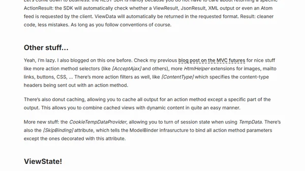 Exploring the ASP.NET MVC 2 futures assemby