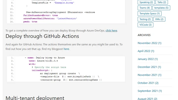 Deploy from a Bicep Registry in Azure DevOps or GitHub Actions
