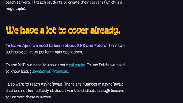 How I'm going to teach authentication
