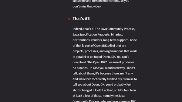 What is OpenJDK? - Inside Java Newscast #28