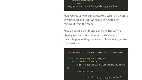 Building a simple identity map in Django